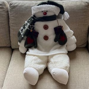 VTG Woof & Poof XLg Snowman Great pre-loved condition from 2000!!!  32” tall